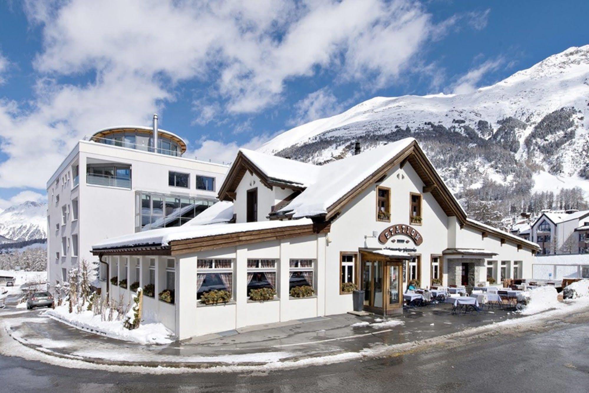 Hotel Station Pontresina Eksteriør bilde