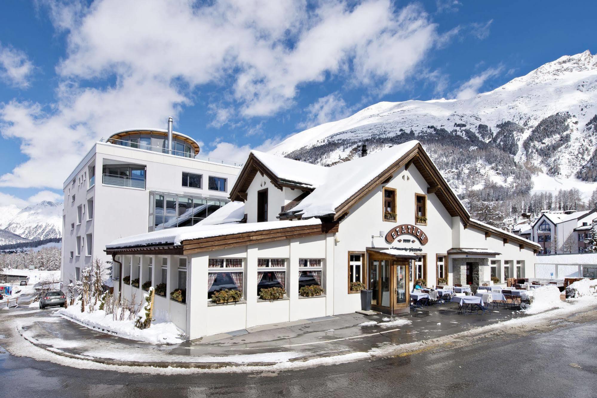 Hotel Station Pontresina Eksteriør bilde